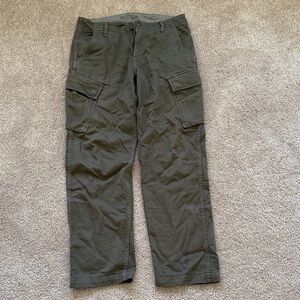 Levi's Dark Green Cargo Pants for Men